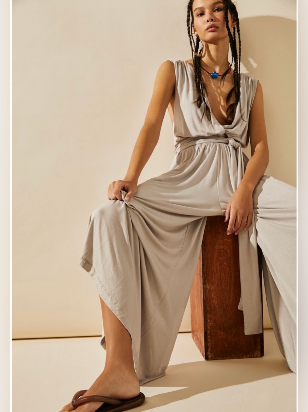 Free People Dani Convertible Open-Back One-Piece - Picture 3 of 4